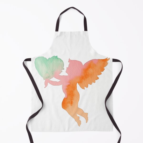 Item preview, Watercolor CUPIDS holding love painting designed and sold by PrintsByVickson.