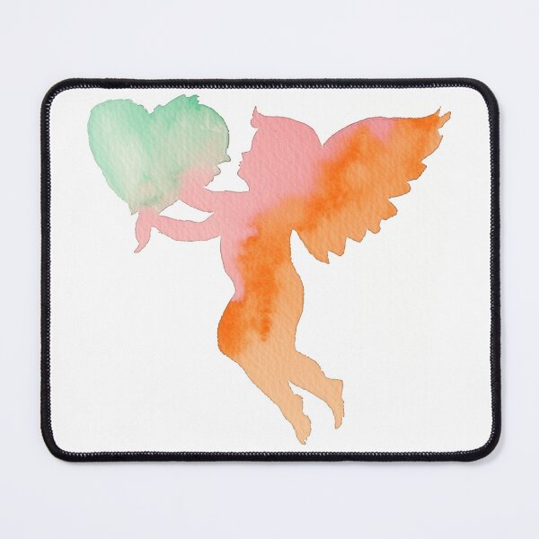 Item preview, Watercolor CUPIDS holding love painting  designed and sold by PrintsByVickson.