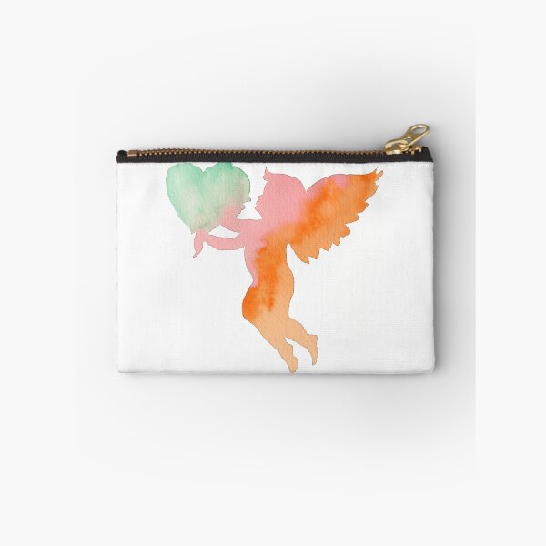 Item preview, Watercolor CUPIDS holding love painting  designed and sold by PrintsByVickson.