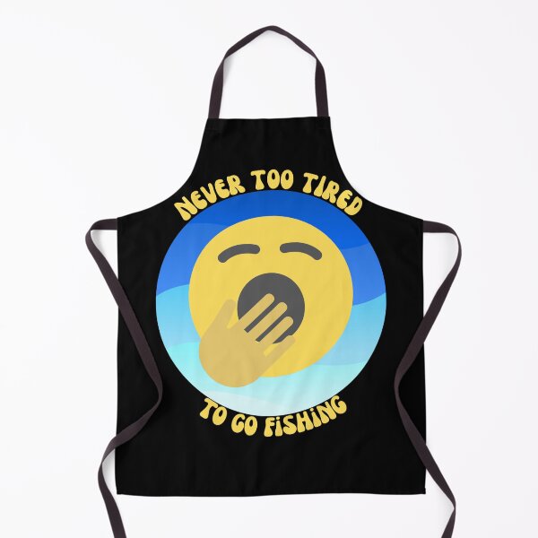 Item preview, Never Too Tired To Go Fishing - Black Background Design designed and sold by TGAL2.