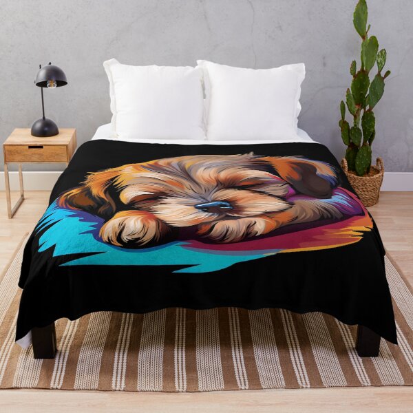 Item preview, Cute Shorkie Sleeping designed and sold by Leonardo Palumbo.