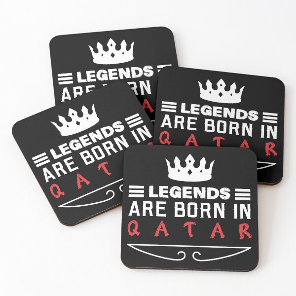Item preview, Legends are born in Qatar designed and sold by BYNDART.