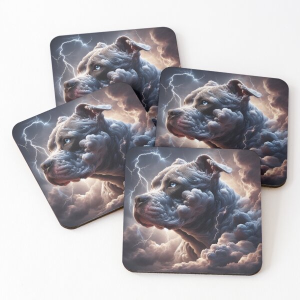 Item preview, Pitbull Storm Portrait designed and sold by 123ks.