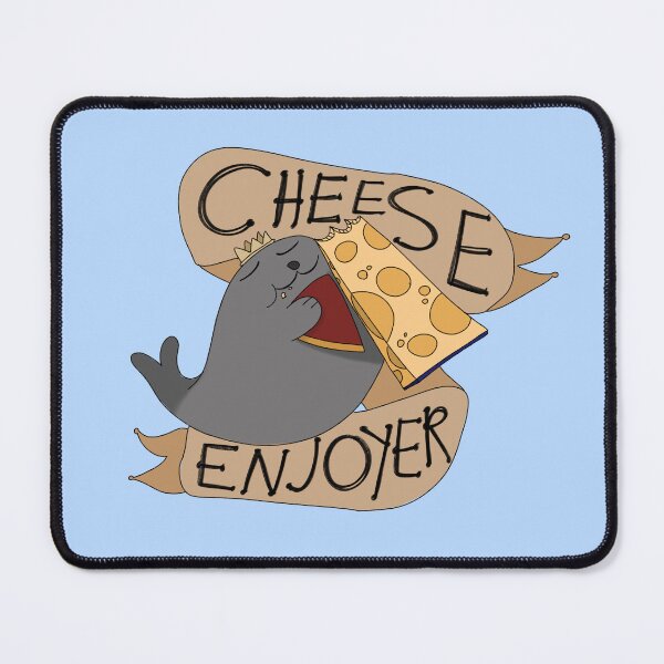 Item preview, Cheese Enjoyer Seal designed and sold by punkauracrystal.