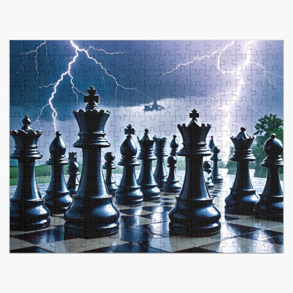 Item preview, Thunderstorm Chess Art designed and sold by Planetporridge.