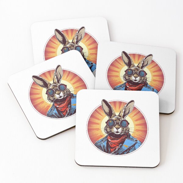 Item preview, Rabbit On Wild West designed and sold by NicolasGlowArt.