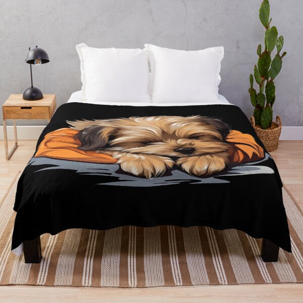 Item preview, Cute Kawaii Sleeping Shorkie designed and sold by Leonardo Palumbo.