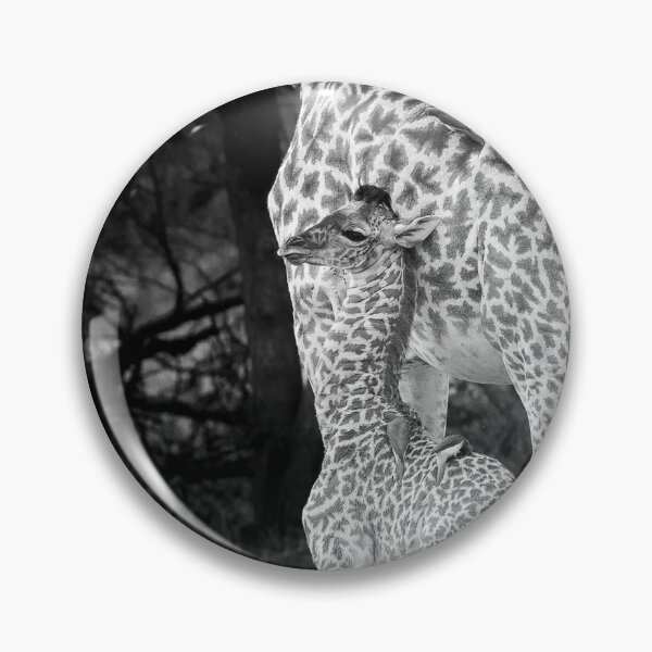Item preview, Giraffe and her cute little baby designed and sold by FormigaArt.