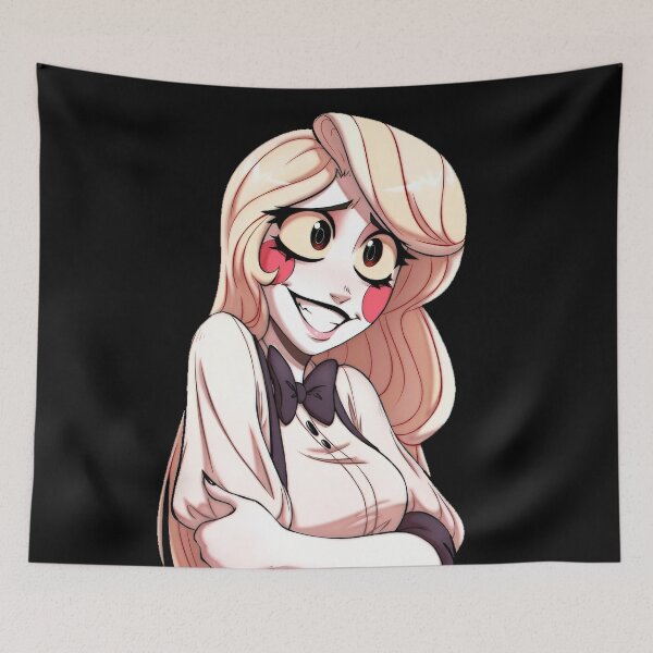 Item preview, Charlie - confused smile - hazbin hotel designed and sold by OmniArtStudio.