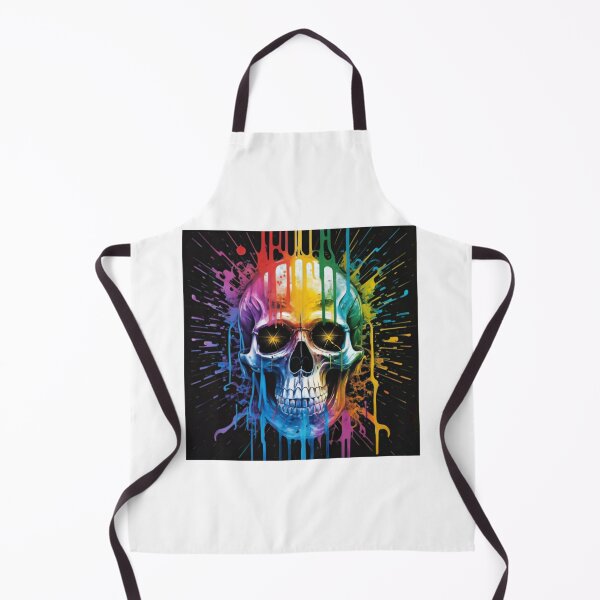 Item preview, Vibrant Conceptual Art: Rainbow-Colored Skull Dripping Paint designed and sold by Rmoneystore123.