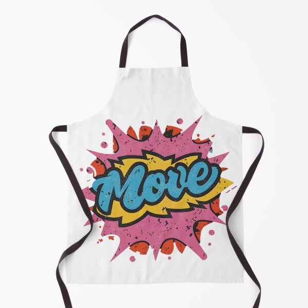 Item preview, Move, pop art, graffiti-style artwork, bold typography, and vibrant colors. designed and sold by ArtshirtGroup.