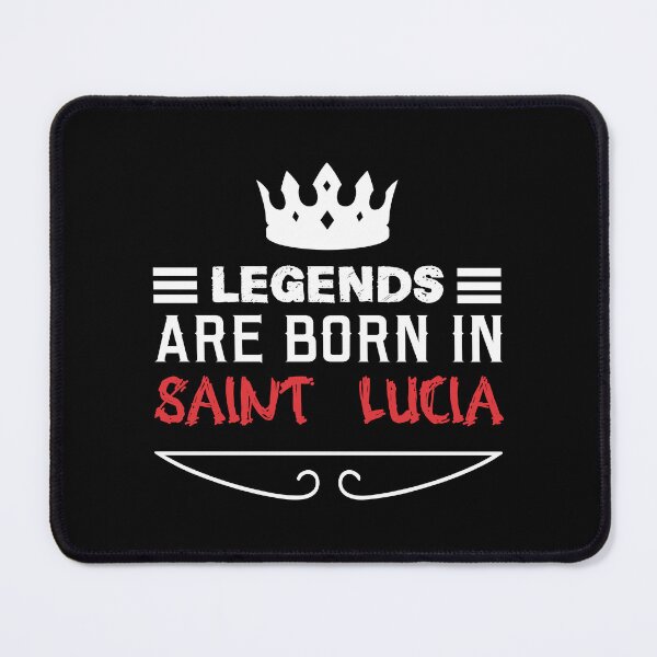 Item preview, Legends are born in Saint Lucia designed and sold by BYNDART.