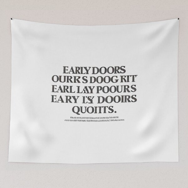 Item preview, Early doors OURR designed and sold by Digistorma.