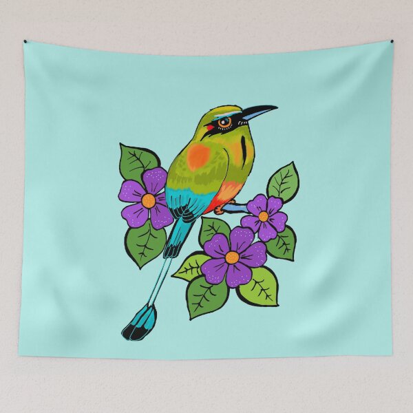 Item preview, Exotic tropical bird torogoz designed and sold by paisajetropical.