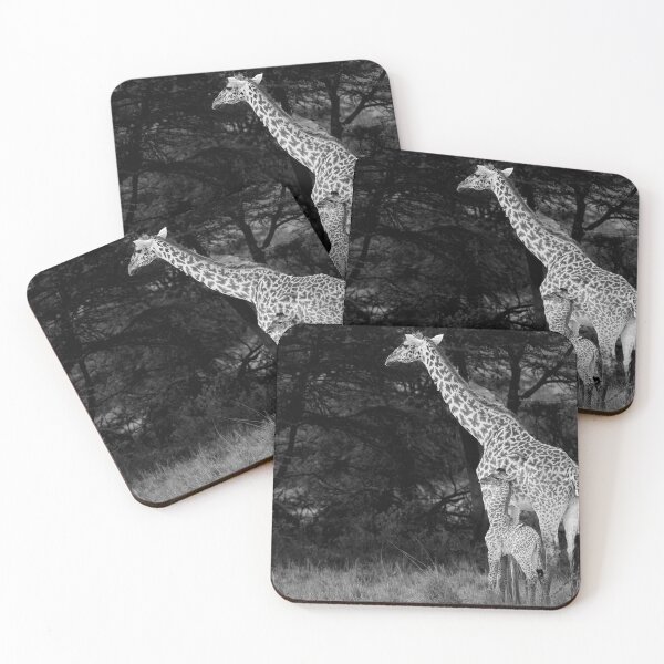 Item preview, Giraffe and her cute little baby designed and sold by FormigaArt.