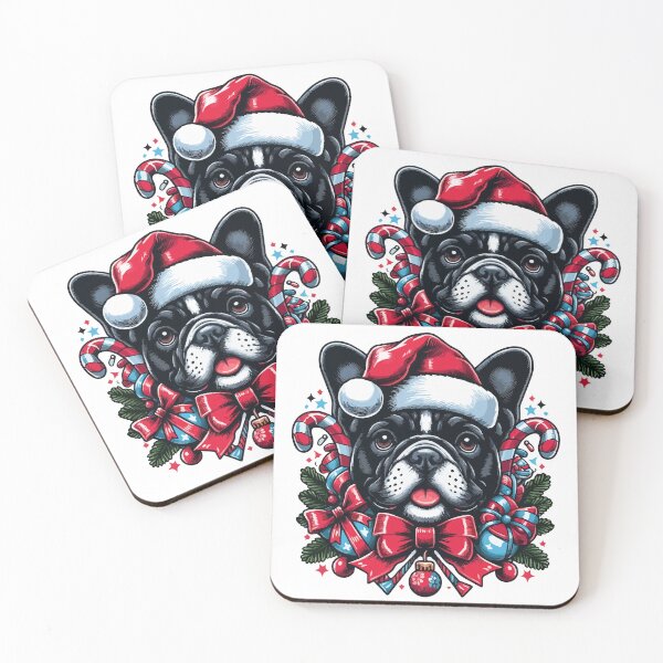 Item preview, French Bulldog/Frenchie Ornamental Joy Christmas designed and sold by bjrocket89.