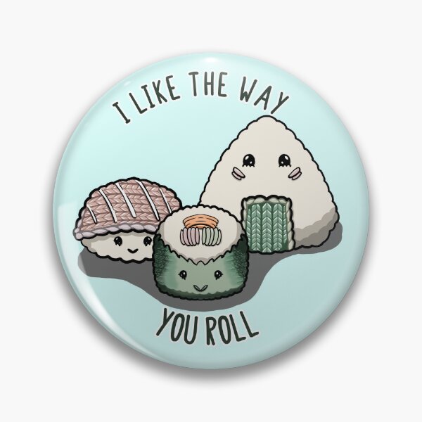 Item preview, I Like the Way You Roll Sushi Knitted Doll Design by UB Draws designed and sold by UB Draws.