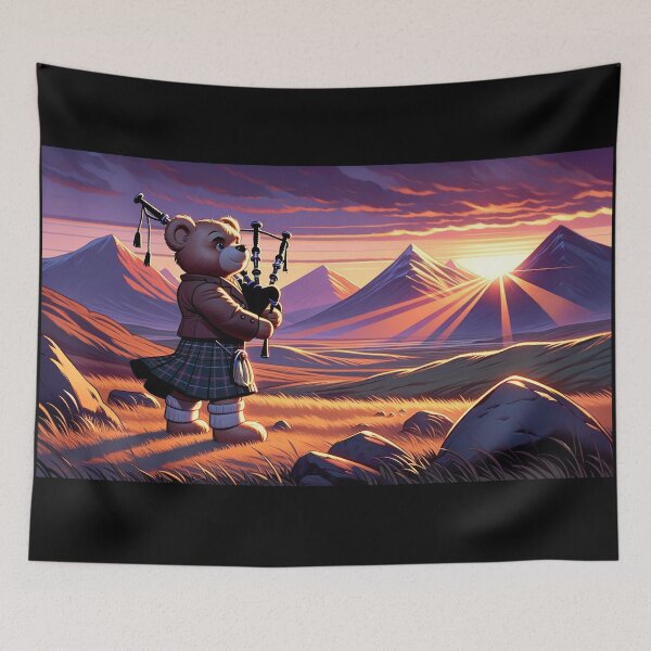 Item preview, Scottish Teddy Piper in the Gloaming designed and sold by jimbairn.