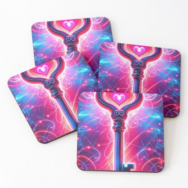 Item preview, neon key Emblem happy valentines day designed and sold by Expressions-Sel.