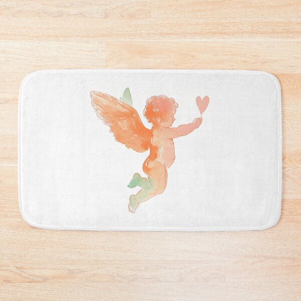 Item preview, Essential watercolor cartoon of flying CUPID designed and sold by PrintsByVickson.
