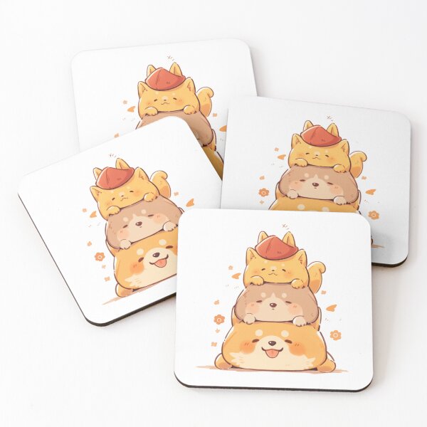 Item preview, Cute and friendly animals on top of each other [RB_09] designed and sold by G-Teddy.