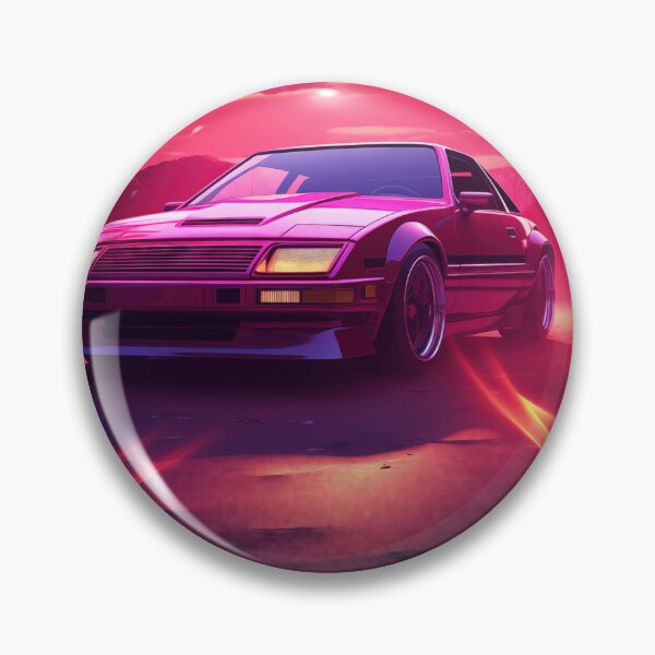 Item preview, Neon Velocity: Slick Synthwave Drive designed and sold by Mullet Monkey.
