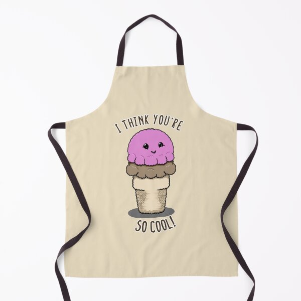Item preview, I Think You Are So Cool! Ice Cream Knitted Doll Design by UB Draws designed and sold by UB Draws.