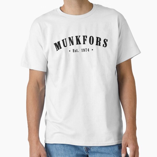 Munkfors Värmland Sweden Est. 1974 Black Letter Sverige Classic T-Shirt