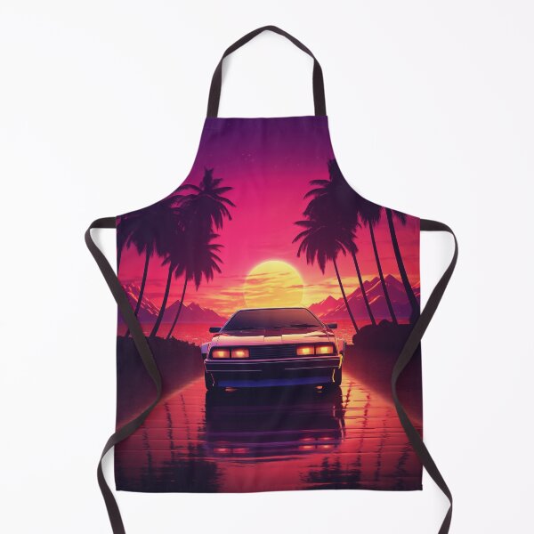 Item preview, Luminous Drive: Futuristic Car in Synthwave Motion designed and sold by Mullet Monkey.