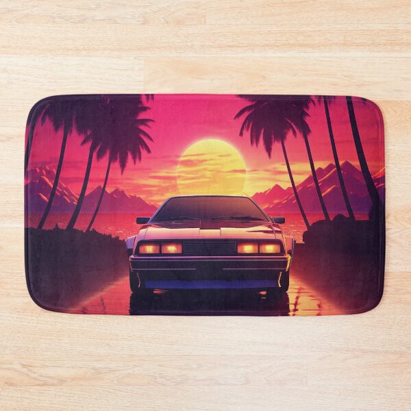 Item preview, Luminous Drive: Futuristic Car in Synthwave Motion designed and sold by Mullet Monkey.