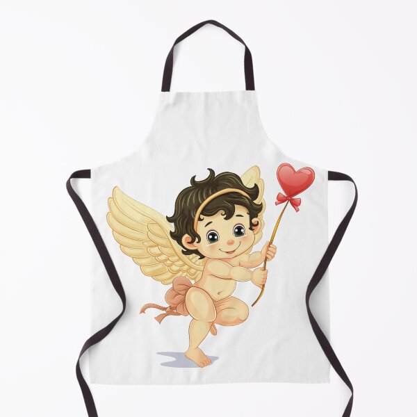 Item preview, Essential cartoon CUPID holding love balloon designed and sold by PrintsByVickson.
