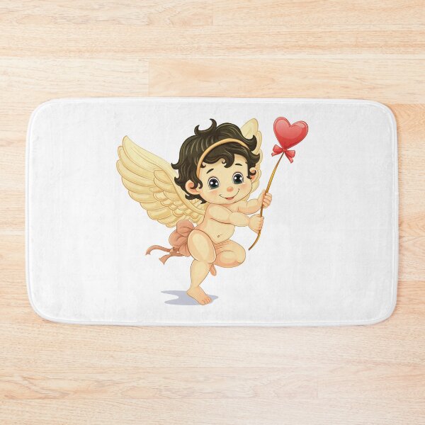 Item preview, Essential cartoon CUPID holding love balloon designed and sold by PrintsByVickson.