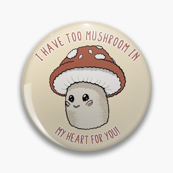 Item preview, I Have Too Mushroom In My Heart For You! Knitted Doll Design by UB Draws designed and sold by UB Draws.