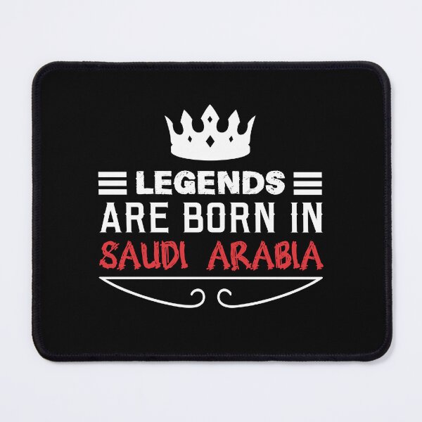 Item preview, Legends are born in Saudi Arabia designed and sold by BYNDART.