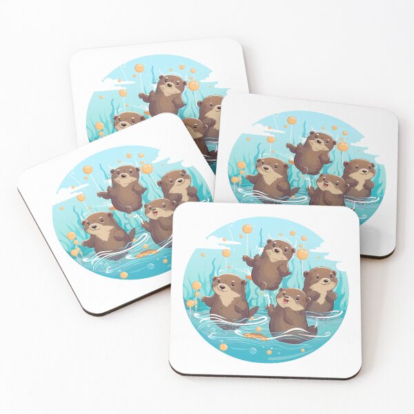 Item preview, Otter-ly Adorable: Dive into Cute Otter Merch on Redbubble! designed and sold by digizonebydas.