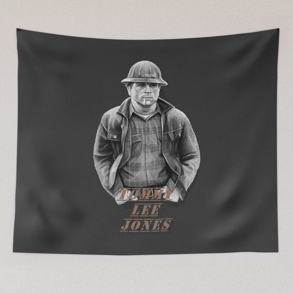 Item preview, Tommy Lee Jones Painting 1 of 2 designed and sold by AK-Hevonen.