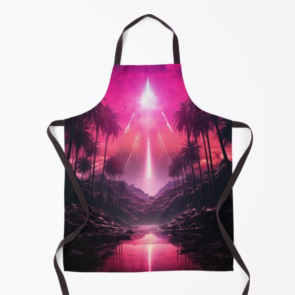 Item preview, Neon Breeze Haven: Tropical Synthwave Dreams designed and sold by Mullet Monkey.