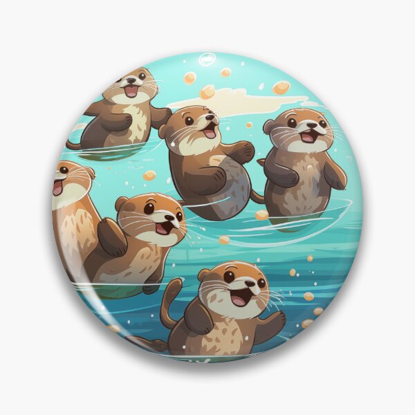 Item preview, Slippery & Sweet: Unleash Your Inner Otter with Redbubble Gear! designed and sold by digizonebydas.