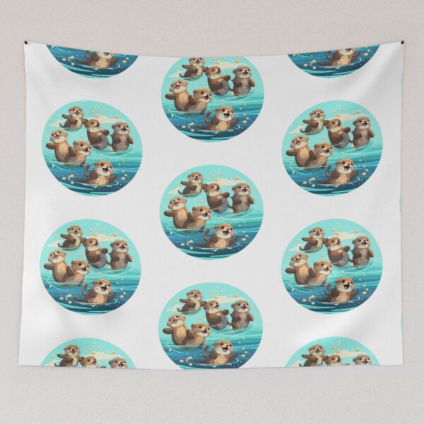 Item preview, Slippery & Sweet: Unleash Your Inner Otter with Redbubble Gear! designed and sold by digizonebydas.