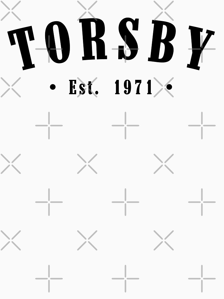Thumbnail 7 of 7, Classic T-Shirt, Torsby Värmland Sweden Est. 1971 Black Letter Sverige designed and sold by establishedwear.