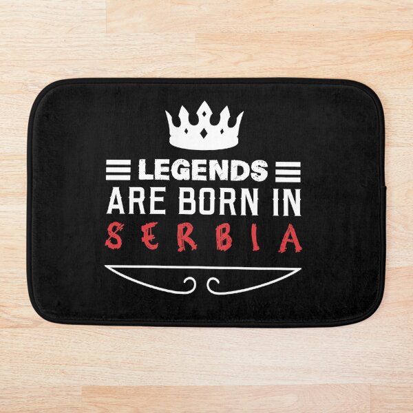 Item preview, Legends are born in Serbia designed and sold by BYNDART.