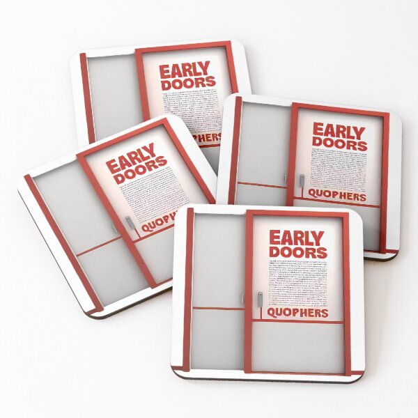 Item preview, Early doors red designed and sold by Digistorma.