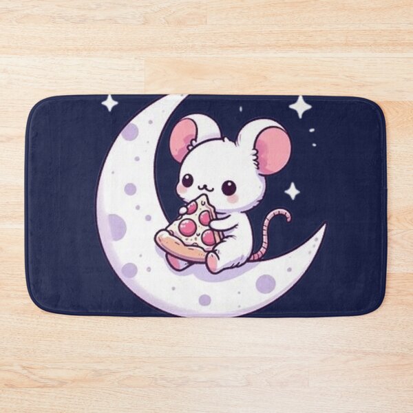 Artikelvorschau, Süße Maus isst Pizza auf dem Mond entworfen und verkauft von Culmika.