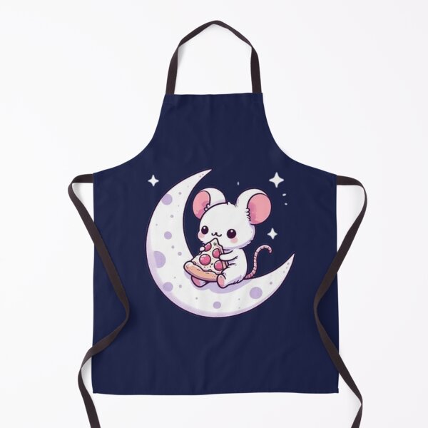 Artikelvorschau, Süße Maus isst Pizza auf dem Mond entworfen und verkauft von Culmika.
