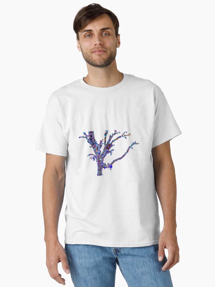 Thumbnail 2 of 7, Classic T-Shirt, Holiday Lights on a Tree designed and sold by amer2017.