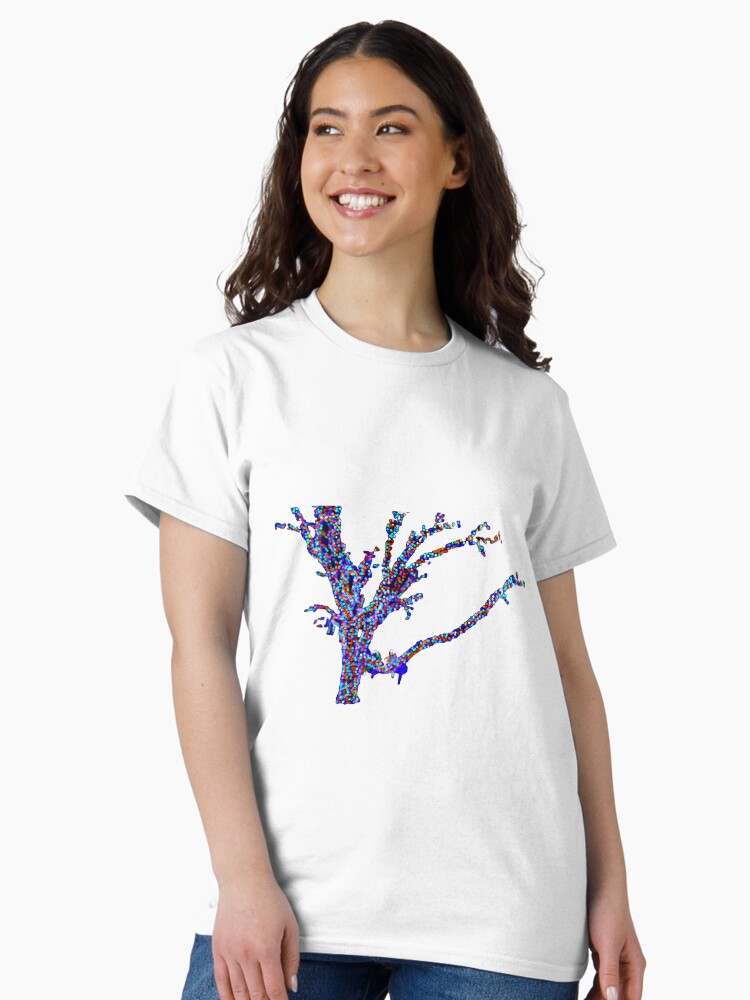 Thumbnail 1 of 7, Classic T-Shirt, Holiday Lights on a Tree designed and sold by amer2017.