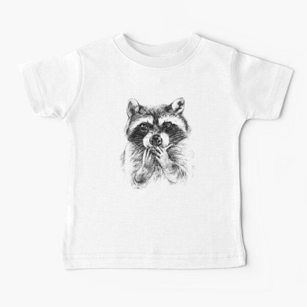 Item preview, Surprised raccoon designed and sold by AnnaShell.