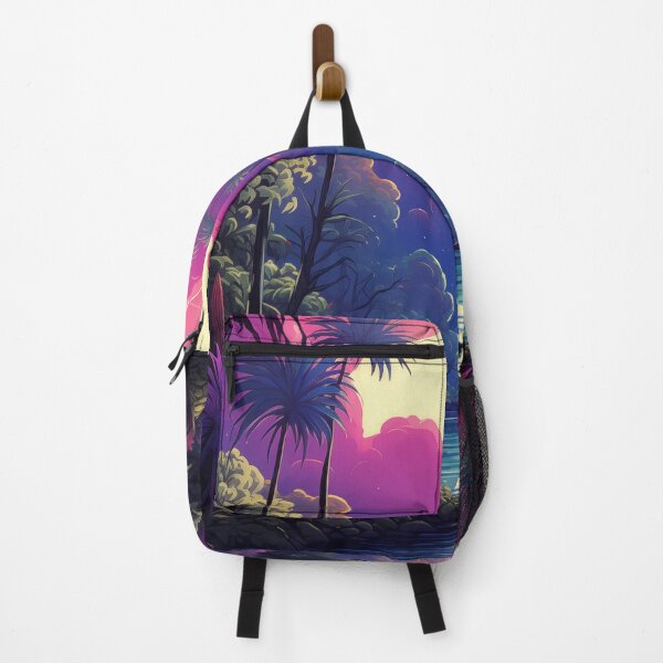 Item preview, Island Synth Sunset: Lush Tropical Waves designed and sold by Mullet Monkey.