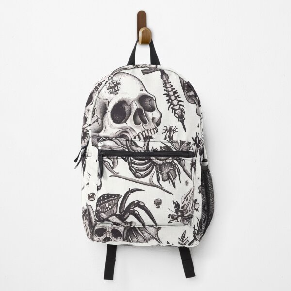 Item preview, Tiled Abstract Skull Tattoo Pattern designed and sold by dcrc.