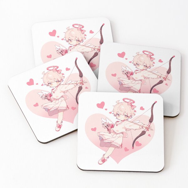 Item preview, Anime cupid shooting arrow cartoon designed and sold by PrintsByVickson.
